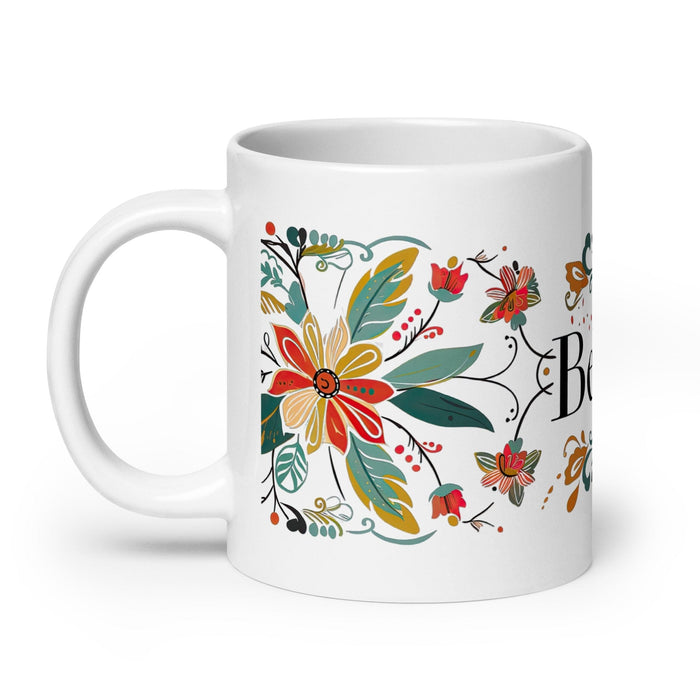 Bella Exclusive Name Art Piece Home Office Work Coffee Mug Mexican Spanish Pride Gift Cup One-Of-A-Kind Calligraphy White Glossy Mug | B12 Mexicada