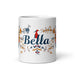 Bella Exclusive Name Art Piece Home Office Work Coffee Mug Mexican Spanish Pride Gift Cup One-Of-A-Kind Calligraphy White Glossy Mug | B14 Mexicada