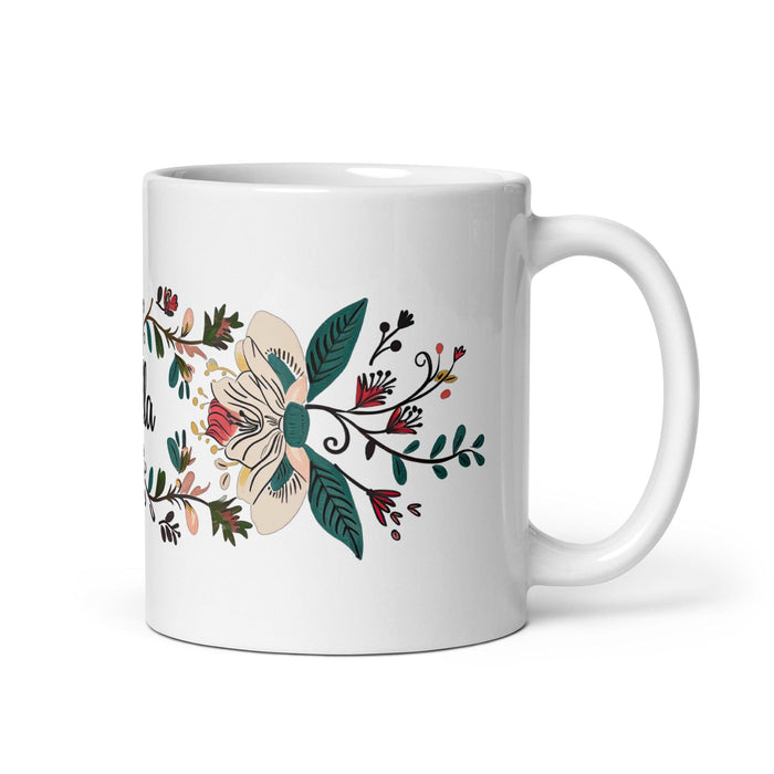 Bella Exclusive Name Art Piece Home Office Work Coffee Mug Mexican Spanish Pride Gift Cup One-Of-A-Kind Calligraphy White Glossy Mug | B15 Mexicada 11 oz