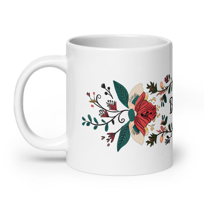 Bella Exclusive Name Art Piece Home Office Work Coffee Mug Mexican Spanish Pride Gift Cup One-Of-A-Kind Calligraphy White Glossy Mug | B15 Mexicada