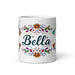 Bella Exclusive Name Art Piece Home Office Work Coffee Mug Mexican Spanish Pride Gift Cup One-Of-A-Kind Calligraphy White Glossy Mug | B17 Mexicada