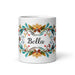 Bella Exclusive Name Art Piece Home Office Work Coffee Mug Mexican Spanish Pride Gift Cup One-Of-A-Kind Calligraphy White Glossy Mug | B24 Mexicada