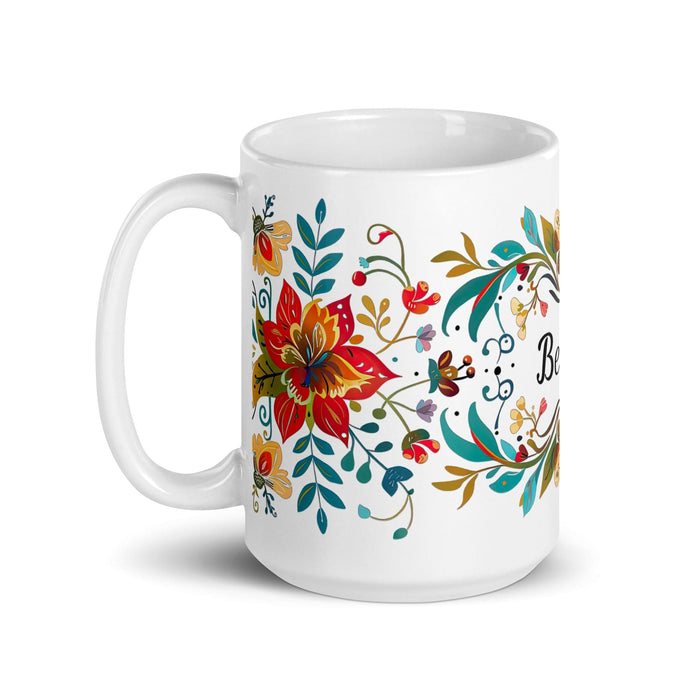 Bella Exclusive Name Art Piece Home Office Work Coffee Mug Mexican Spanish Pride Gift Cup One-Of-A-Kind Calligraphy White Glossy Mug | B24 Mexicada