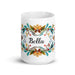 Bella Exclusive Name Art Piece Home Office Work Coffee Mug Mexican Spanish Pride Gift Cup One-Of-A-Kind Calligraphy White Glossy Mug | B24 Mexicada