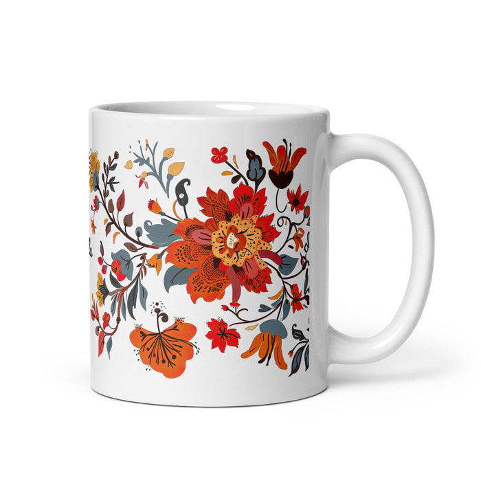 Bella Exclusive Name Art Piece Home Office Work Coffee Mug Mexican Spanish Pride Gift Cup One-Of-A-Kind Calligraphy White Glossy Mug | B26 Mexicada 11 oz