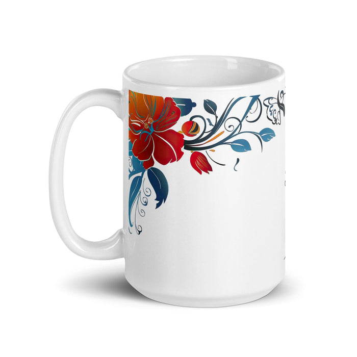 Bella Exclusive Name Art Piece Home Office Work Coffee Mug Mexican Spanish Pride Gift Cup One-Of-A-Kind Calligraphy White Glossy Mug | B3 Mexicada