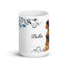 Bella Exclusive Name Art Piece Home Office Work Coffee Mug Mexican Spanish Pride Gift Cup One-Of-A-Kind Calligraphy White Glossy Mug | B3 Mexicada