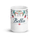 Bella Exclusive Name Art Piece Home Office Work Coffee Mug Mexican Spanish Pride Gift Cup One-Of-A-Kind Calligraphy White Glossy Mug | B30 Mexicada