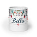 Bella Exclusive Name Art Piece Home Office Work Coffee Mug Mexican Spanish Pride Gift Cup One-Of-A-Kind Calligraphy White Glossy Mug | B30 Mexicada