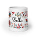 Bella Exclusive Name Art Piece Home Office Work Coffee Mug Mexican Spanish Pride Gift Cup One-Of-A-Kind Calligraphy White Glossy Mug | B4 Mexicada