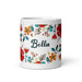 Bella Exclusive Name Art Piece Home Office Work Coffee Mug Mexican Spanish Pride Gift Cup One-Of-A-Kind Calligraphy White Glossy Mug | B6 Mexicada