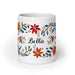 Bella Exclusive Name Art Piece Home Office Work Coffee Mug Mexican Spanish Pride Gift Cup One-Of-A-Kind Calligraphy White Glossy Mug | B8 Mexicada