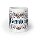 Benicio Exclusive Name Art Piece Home Office Work Coffee Mug Mexican Spanish Pride Gift Cup One-Of-A-Kind Calligraphy White Glossy Mug | B1 Mexicada