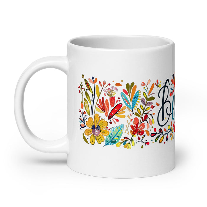 Benicio Exclusive Name Art Piece Home Office Work Coffee Mug Mexican Spanish Pride Gift Cup One-Of-A-Kind Calligraphy White Glossy Mug | B16 Mexicada