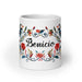 Benicio Exclusive Name Art Piece Home Office Work Coffee Mug Mexican Spanish Pride Gift Cup One-Of-A-Kind Calligraphy White Glossy Mug | B19 Mexicada