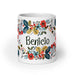 Benicio Exclusive Name Art Piece Home Office Work Coffee Mug Mexican Spanish Pride Gift Cup One-Of-A-Kind Calligraphy White Glossy Mug | B24 Mexicada