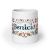 Benicio Exclusive Name Art Piece Home Office Work Coffee Mug Mexican Spanish Pride Gift Cup One-Of-A-Kind Calligraphy White Glossy Mug | B4 Mexicada