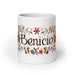 Benicio Exclusive Name Art Piece Home Office Work Coffee Mug Mexican Spanish Pride Gift Cup One-Of-A-Kind Calligraphy White Glossy Mug | B6 Mexicada