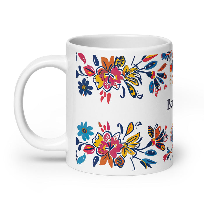 Benjamín Exclusive Name Art Piece Home Office Benjamín Exclusive Name Art Piece Home Office Work Coffee Mug Mexican Spanish Pride Gift Cup One-Of-A-Kind Calligraphy White Glossy Mug | B55 Mexicada