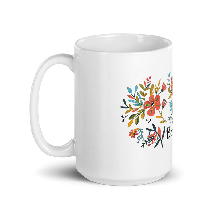 Benjamín Exclusive Name Art Piece Home Office Work Coffee Mug Mexican Spanish Pride Gift Cup One-Of-A-Kind Calligraphy White Glossy Mug | B10 Mexicada