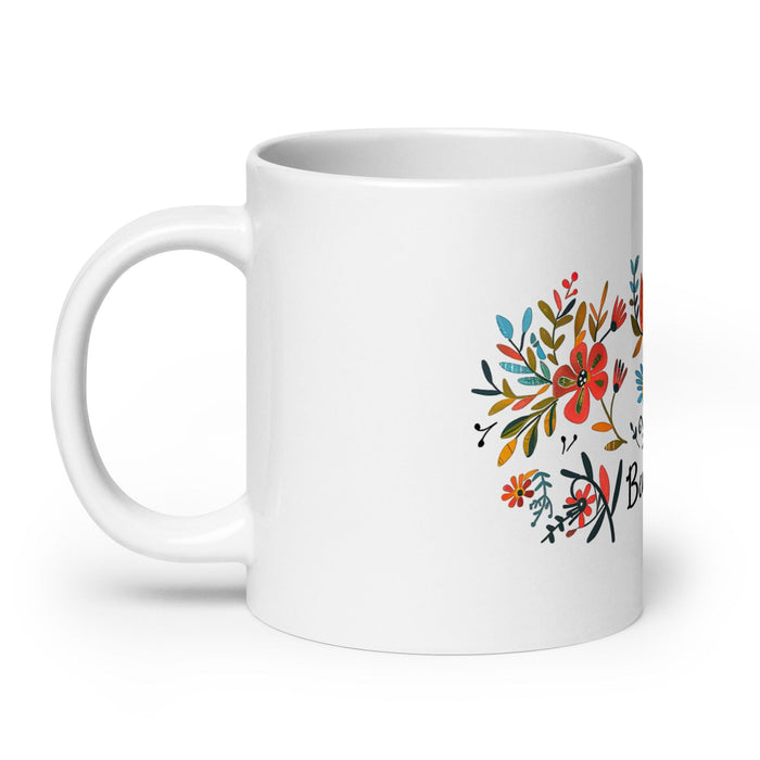 Benjamín Exclusive Name Art Piece Home Office Work Coffee Mug Mexican Spanish Pride Gift Cup One-Of-A-Kind Calligraphy White Glossy Mug | B10 Mexicada