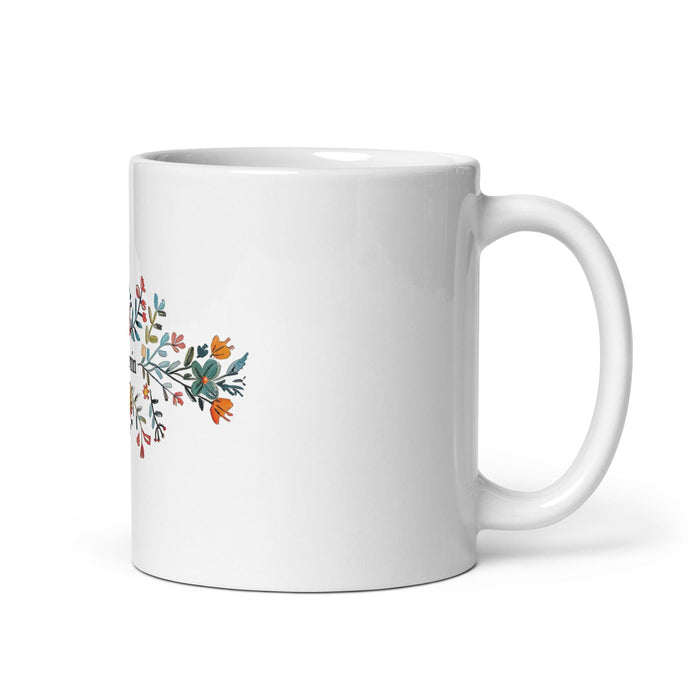 Benjamín Exclusive Name Art Piece Home Office Work Coffee Mug Mexican Spanish Pride Gift Cup One-Of-A-Kind Calligraphy White Glossy Mug | B11 Mexicada 11 oz