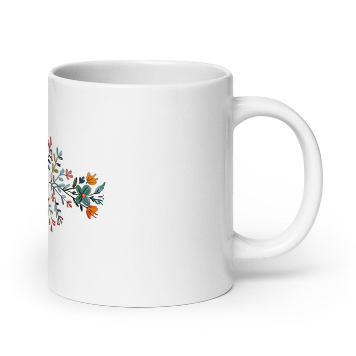 Benjamín Exclusive Name Art Piece Home Office Work Coffee Mug Mexican Spanish Pride Gift Cup One-Of-A-Kind Calligraphy White Glossy Mug | B11 Mexicada 20 oz