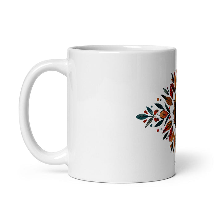 Benjamín Exclusive Name Art Piece Home Office Work Coffee Mug Mexican Spanish Pride Gift Cup One-Of-A-Kind Calligraphy White Glossy Mug | B12 Mexicada