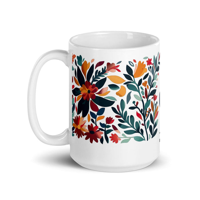 Benjamín Exclusive Name Art Piece Home Office Work Coffee Mug Mexican Spanish Pride Gift Cup One-Of-A-Kind Calligraphy White Glossy Mug | B3 Mexicada