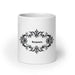 Benjamín Exclusive Name Art Piece Home Office Work Coffee Mug Mexican Spanish Pride Gift Cup One-Of-A-Kind Calligraphy White Glossy Mug | B47 Mexicada