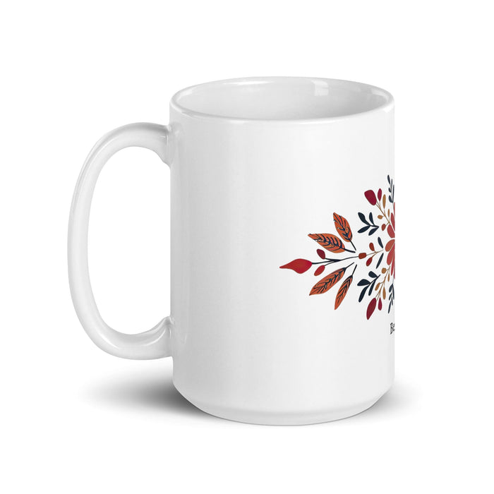 Benjamín Exclusive Name Art Piece Home Office Work Coffee Mug Mexican Spanish Pride Gift Cup One-Of-A-Kind Calligraphy White Glossy Mug | B54 Mexicada