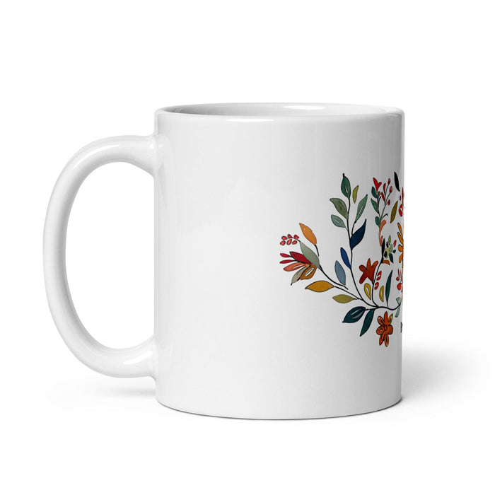 Benjamín Exclusive Name Art Piece Home Office Work Coffee Mug Mexican Spanish Pride Gift Cup One-Of-A-Kind Calligraphy White Glossy Mug | B6 Mexicada