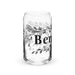 Bentley Exclusive Name Art Piece Can - Shaped Glass Home Office Work Mexican Spanish Pride Gift Cup One - Of - A - Kind Calligraphy Glass | B8 - Mexicada