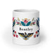 Bentley Exclusive Name Art Piece Home Office Work Coffee Mug Mexican Spanish Pride Gift Cup One-Of-A-Kind Calligraphy White Glossy Mug | B2 Mexicada