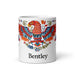 Bentley Exclusive Name Art Piece Home Office Work Coffee Mug Mexican Spanish Pride Gift Cup One-Of-A-Kind Calligraphy White Glossy Mug | B4 Mexicada