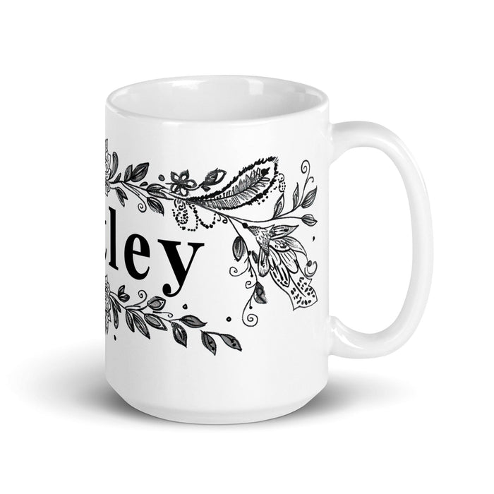 Bentley Exclusive Name Art Piece Home Office Work Coffee Mug Mexican Spanish Pride Gift Cup One-Of-A-Kind Calligraphy White Glossy Mug | B8 Mexicada 15 oz