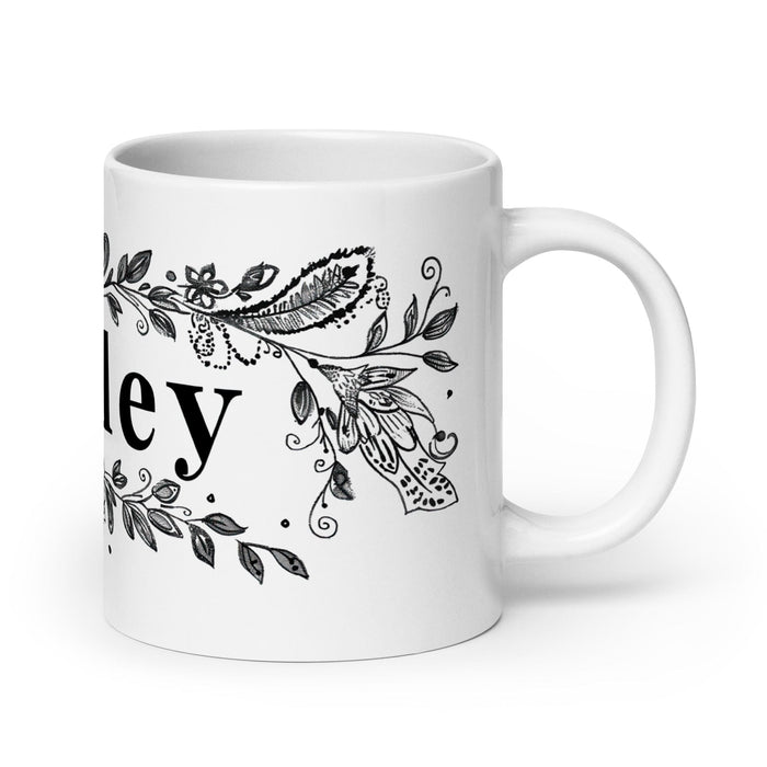 Bentley Exclusive Name Art Piece Home Office Work Coffee Mug Mexican Spanish Pride Gift Cup One-Of-A-Kind Calligraphy White Glossy Mug | B8 Mexicada 20 oz