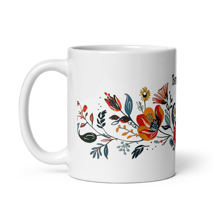 Berenice Exclusive Name Art Piece Home Office Work Coffee Mug Mexican Spanish Pride Gift Cup One-Of-A-Kind Calligraphy White Glossy Mug | B16 Mexicada