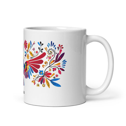 Berenice Exclusive Name Art Piece Home Office Work Coffee Mug Mexican Spanish Pride Gift Cup One-Of-A-Kind Calligraphy White Glossy Mug | B5 Mexicada 11 oz