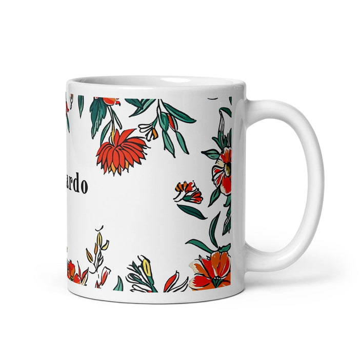 Bernardo Exclusive Name Art Piece Home Office Work Coffee Mug Mexican Spanish Pride Gift Cup One-Of-A-Kind Calligraphy White Glossy Mug | B11 Mexicada 11 oz