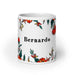 Bernardo Exclusive Name Art Piece Home Office Work Coffee Mug Mexican Spanish Pride Gift Cup One-Of-A-Kind Calligraphy White Glossy Mug | B11 Mexicada