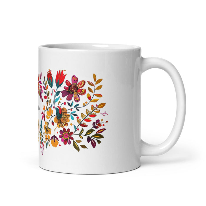 Bernardo Exclusive Name Art Piece Home Office Work Coffee Mug Mexican Spanish Pride Gift Cup One-Of-A-Kind Calligraphy White Glossy Mug | B13 Mexicada 11 oz