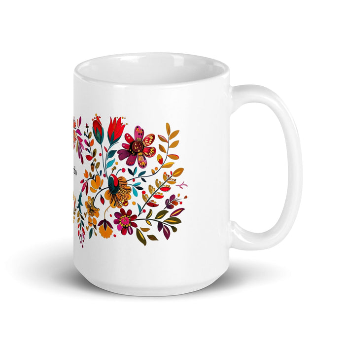 Bernardo Exclusive Name Art Piece Home Office Work Coffee Mug Mexican Spanish Pride Gift Cup One-Of-A-Kind Calligraphy White Glossy Mug | B13 Mexicada 15 oz