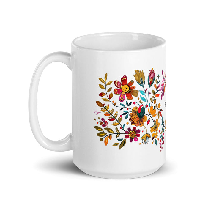 Bernardo Exclusive Name Art Piece Home Office Work Coffee Mug Mexican Spanish Pride Gift Cup One-Of-A-Kind Calligraphy White Glossy Mug | B13 Mexicada