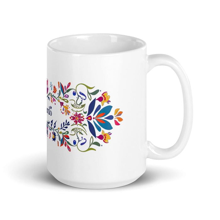 Bernardo Exclusive Name Art Piece Home Office Work Coffee Mug Mexican Spanish Pride Gift Cup One-Of-A-Kind Calligraphy White Glossy Mug | B17 Mexicada 15 oz