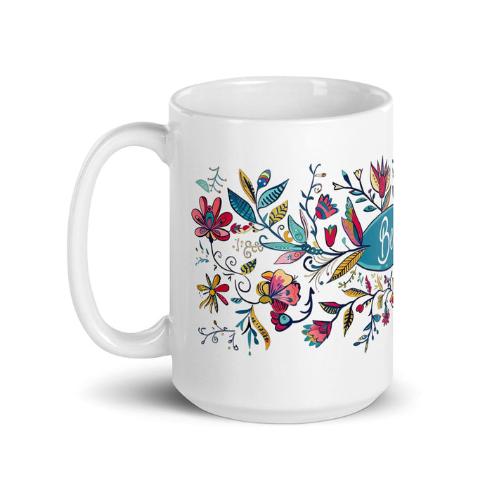 Bernardo Exclusive Name Art Piece Home Office Work Coffee Mug Mexican Spanish Pride Gift Cup One-Of-A-Kind Calligraphy White Glossy Mug | B19 Mexicada