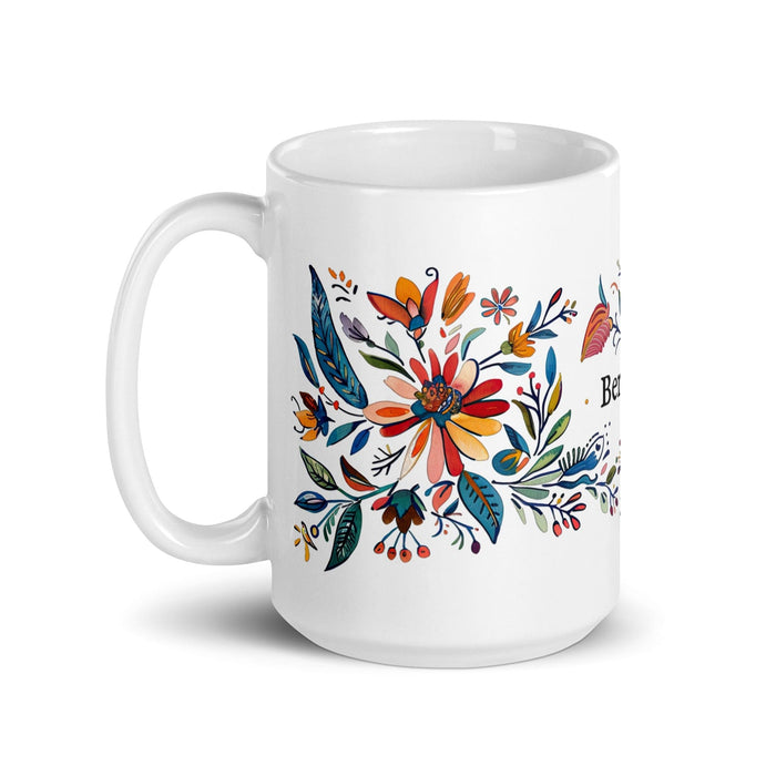 Bernardo Exclusive Name Art Piece Home Office Work Coffee Mug Mexican Spanish Pride Gift Cup One-Of-A-Kind Calligraphy White Glossy Mug | B9 Mexicada