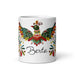 Berta Exclusive Name Art Piece Home Office Work Coffee Mug Mexican Spanish Pride Gift Cup One-Of-A-Kind Calligraphy White Glossy Mug | B14 Mexicada