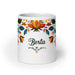 Berta Exclusive Name Art Piece Home Office Work Coffee Mug Mexican Spanish Pride Gift Cup One-Of-A-Kind Calligraphy White Glossy Mug | B15 Mexicada