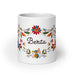 Berta Exclusive Name Art Piece Home Office Work Coffee Mug Mexican Spanish Pride Gift Cup One-Of-A-Kind Calligraphy White Glossy Mug | B18 Mexicada